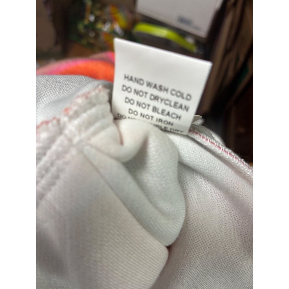 NWT Davi & Dani Shacket Shirt Felt Jacket Soft Check Vibrant Orange Beige Sz 2XL - Picture 8 of 8